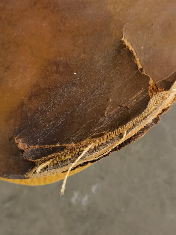 Vintage Leather Saddle - 4