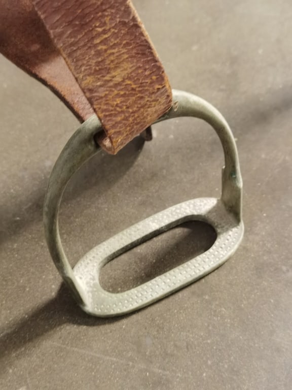 Vintage Leather Saddle - 6