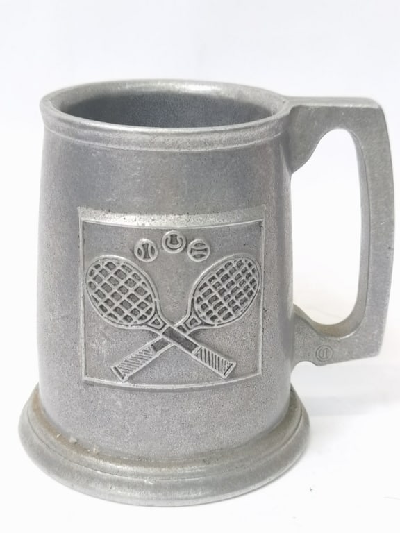 Vintage Carson Freeport Pewter Tankard Mug: Vintage Carson Freeport Pewter Tankard Mug, 4.75in