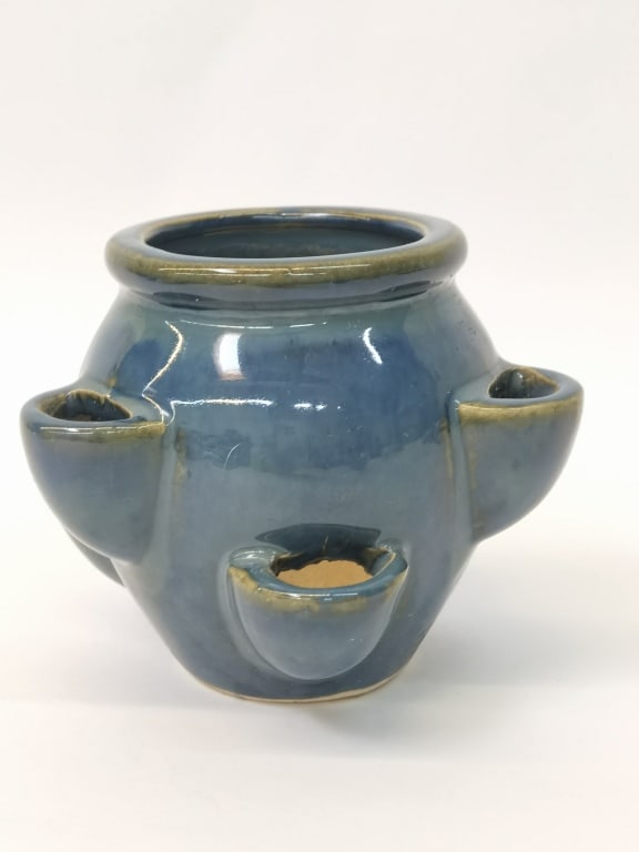 Vintage Pottery Jar: Vintage Pottery Jar, 3.5in