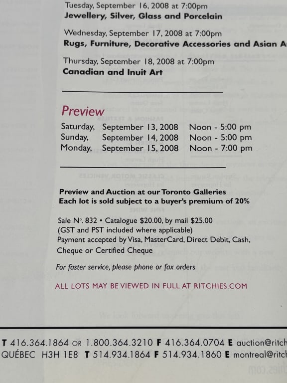 2008 Ritchies Auctioneers Select Catalog - 3