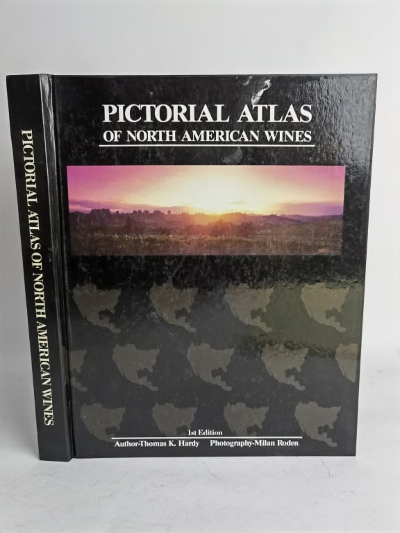 1988 Pictorial Atlas of North American Wines: 1988 Pictorial Atlas of North American Wines, 12in