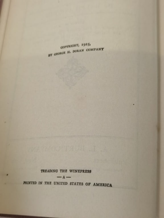 1925 Treading the Winepress - 4