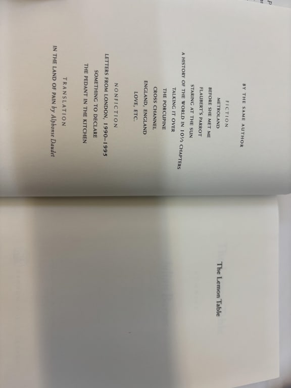 2004 The Lemon Table - 2