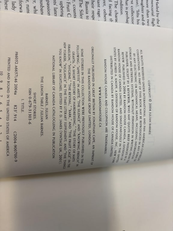 2004 The Lemon Table - 3