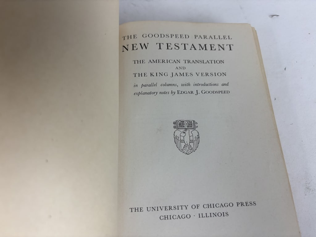 1943 The Goodspeed Parallel New Testament - 3