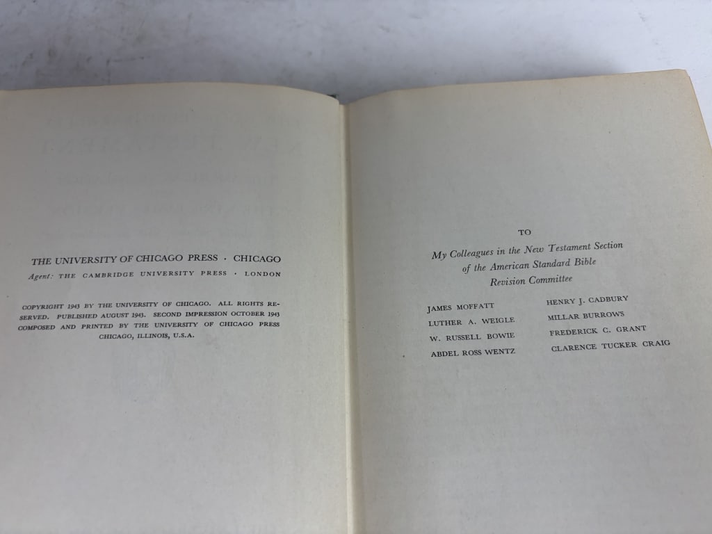 1943 The Goodspeed Parallel New Testament - 4