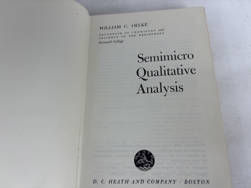 1950 Semimicro Qualitative Analysis - 3