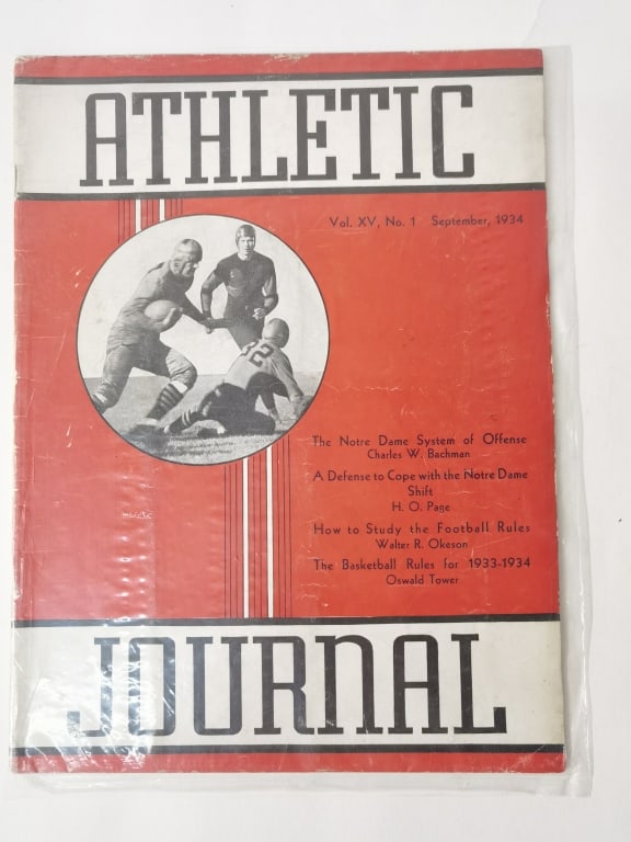 1944 Athletic Journal, Vol. XV, Sept. Issue: 1944 Athletic Journal, Vol. XV, Sept. Issue, 11.75in
