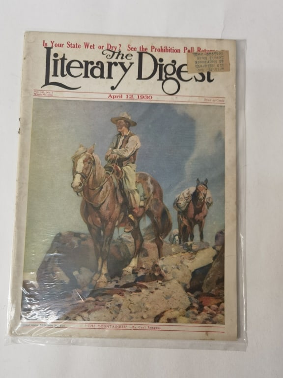 1930 The Literary Digest, Apr. Issue: 1930 The Literary Digest, Apr. Issue, 12in