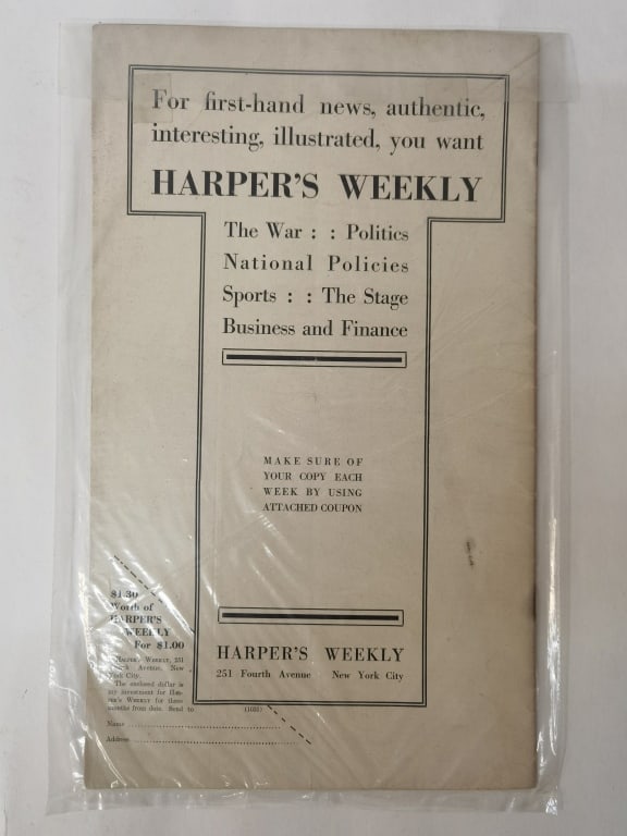 1914 Harper's Weekly, Oct. Issue - 2