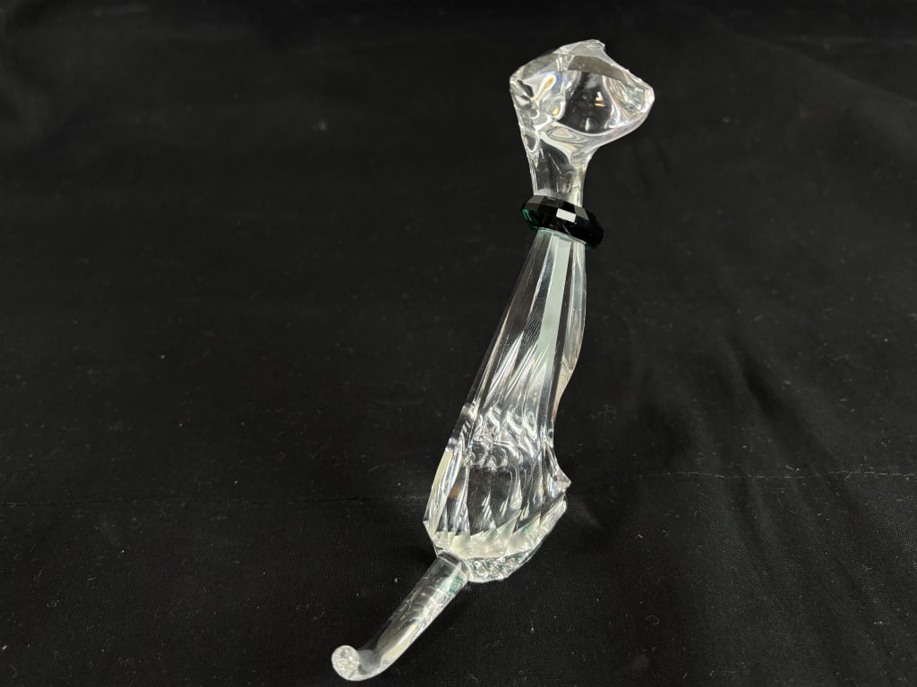 Large Swarovski Crystal Cat - 2
