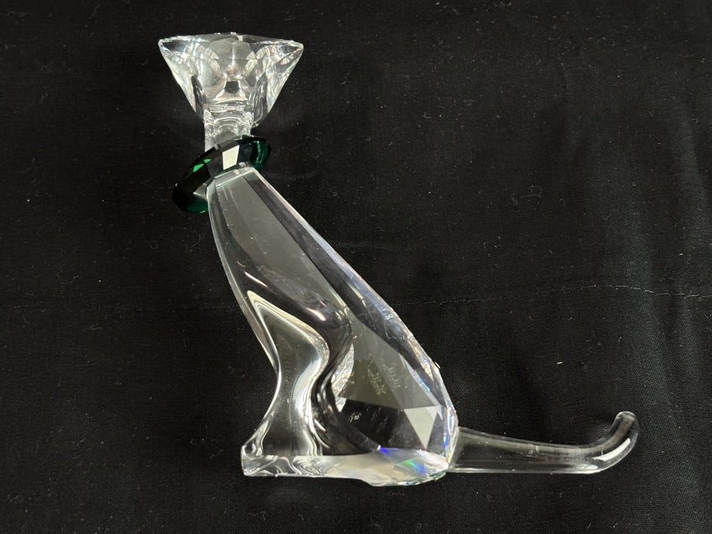 Large Swarovski Crystal Cat - 7