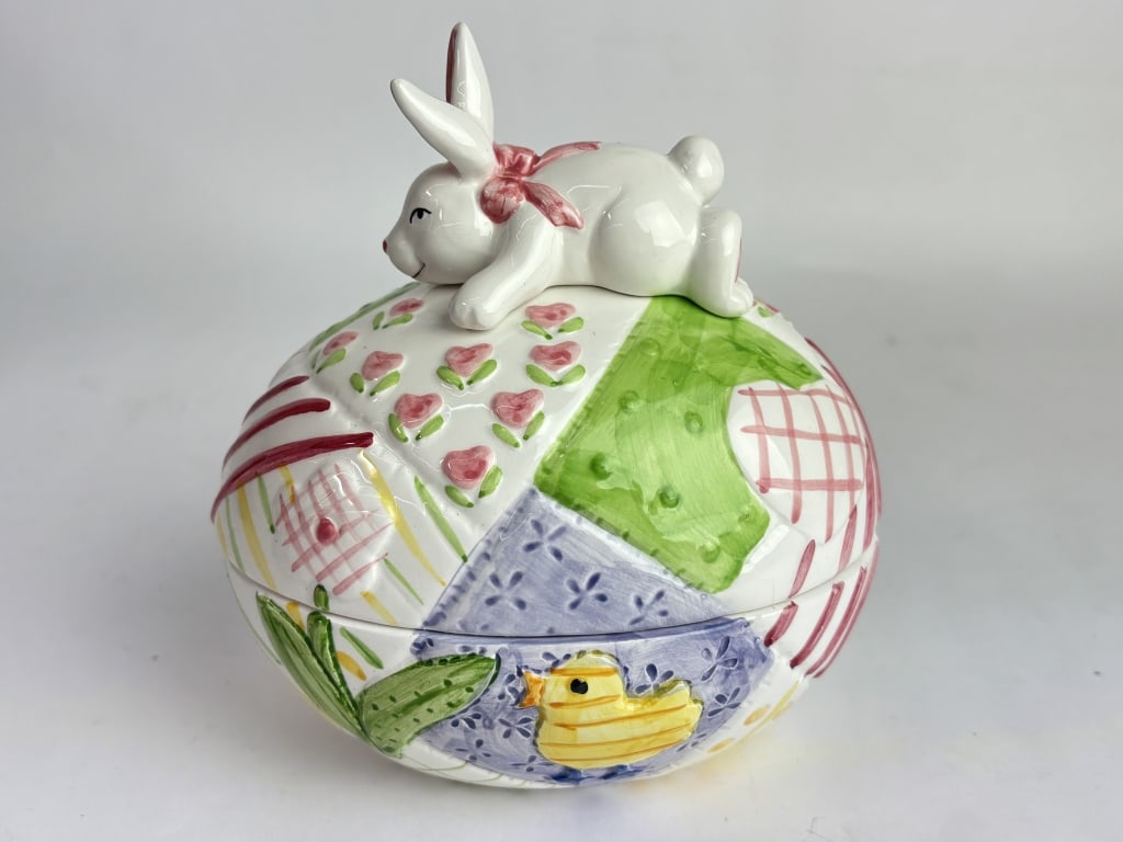 Palm Tree Co. Porcelain Easter Egg Box - 2