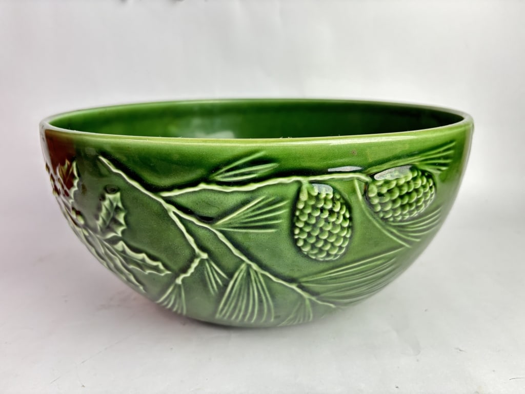 Vintage Lenox Porcelain Rustic Pine Bowl (1 of 5)