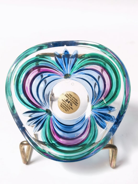 Vintage RCR Italian Lead Crystal Dish (1 of 4)