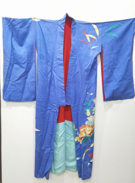 Japanese Blue Yukata: Japanese Blue Yukata, 87in