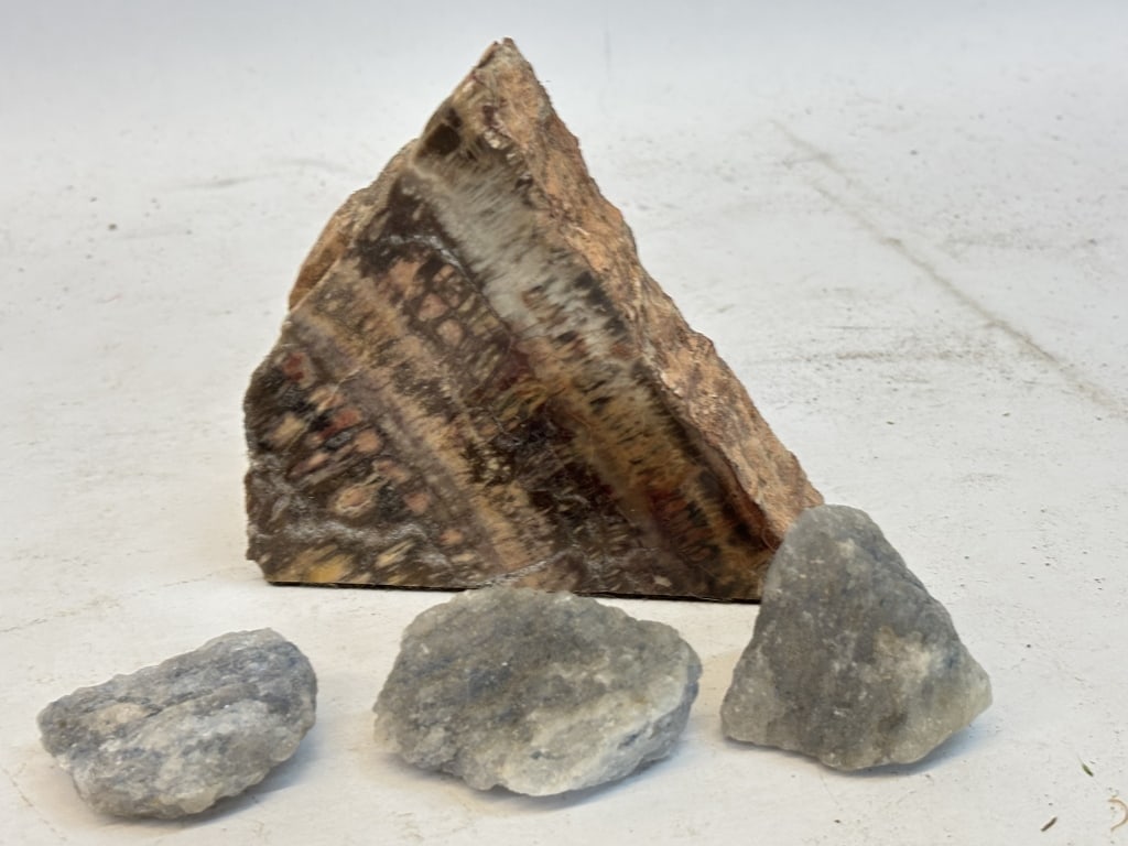 Group of Stone Speciments: Group of Stone Speciments, 4.5in by 4in