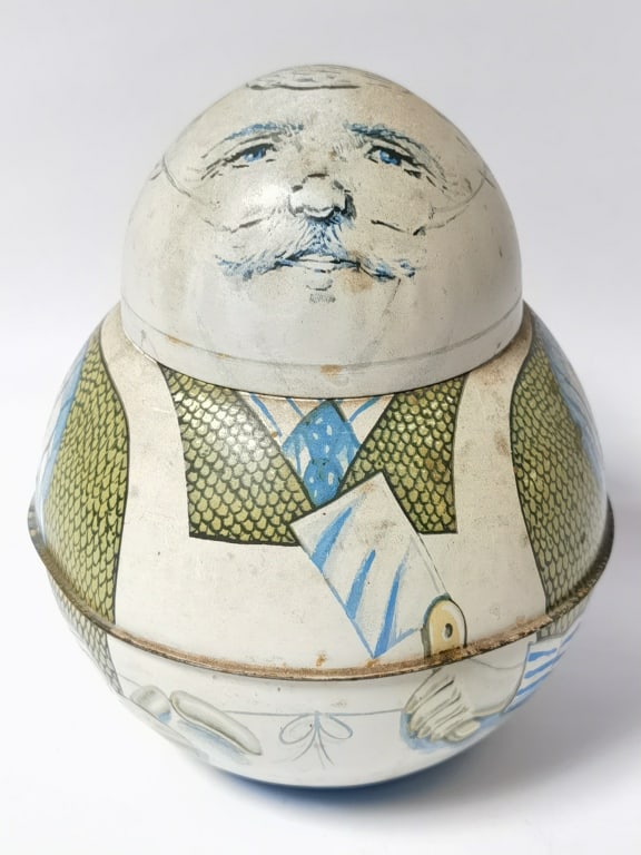 1980 Bristol Ware Butcher Tin Roly-Poly Toy (1 of 4)