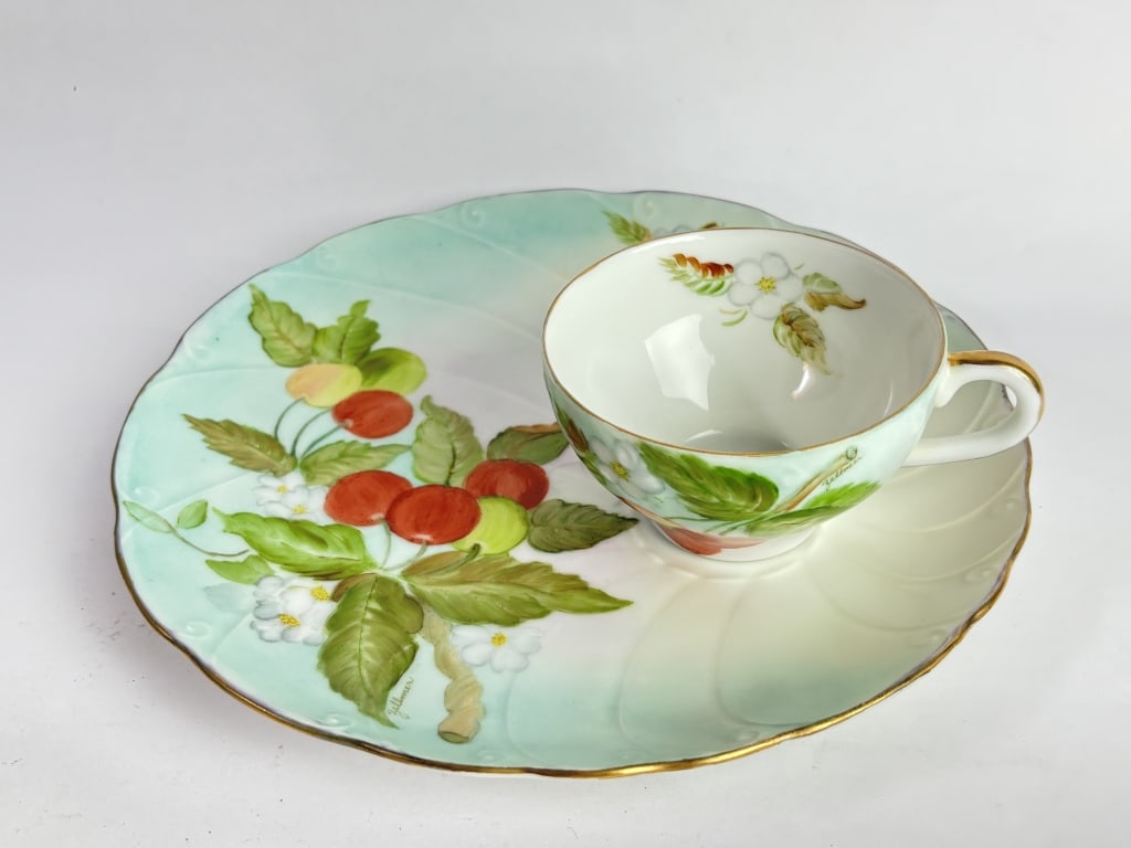 Vintage Zellmar Porcelain Hand Painted Cup Set (1 of 5)