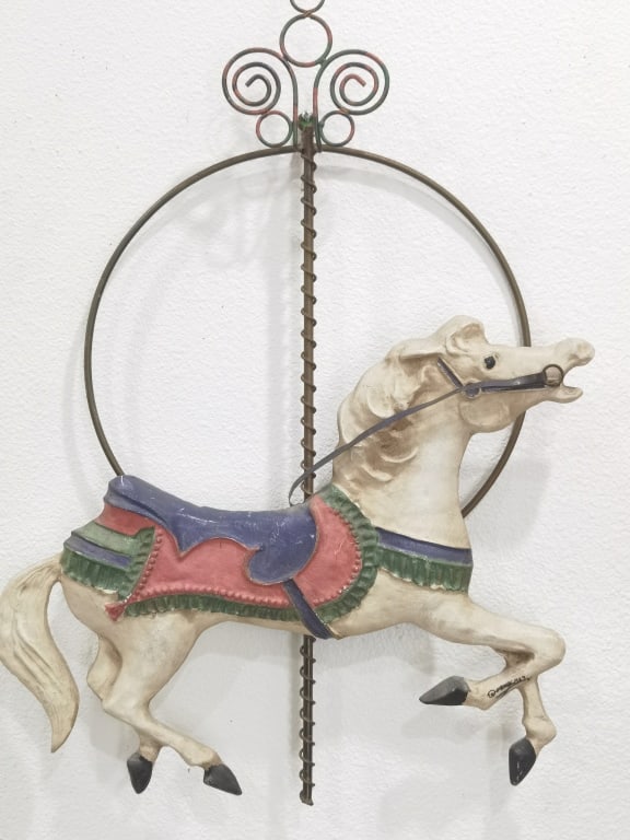 1987 Curtis Jere Artisan House Carousel Horse (1 of 5)