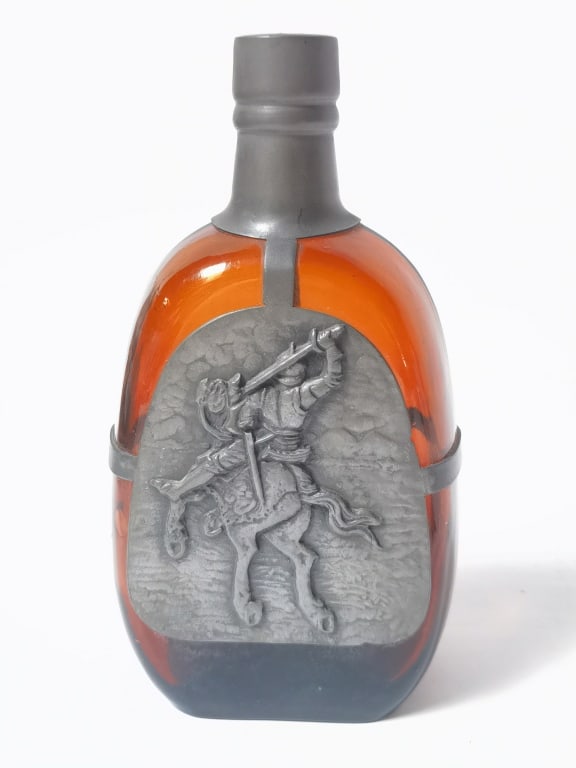 Vintage Amber Glass Decanter (1 of 4)