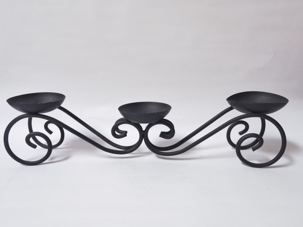 Metal Candle Holder (1 of 2)