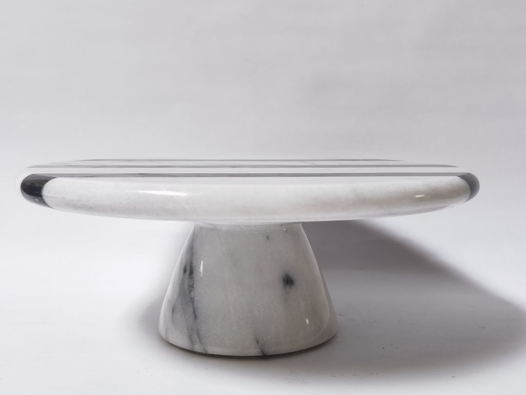 Marble Pedestal Cake Stand - 3