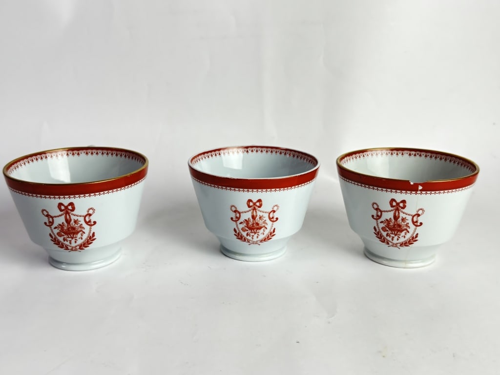 (3) Spode Copeland Newburyport Porcelain Cups (1 of 6)