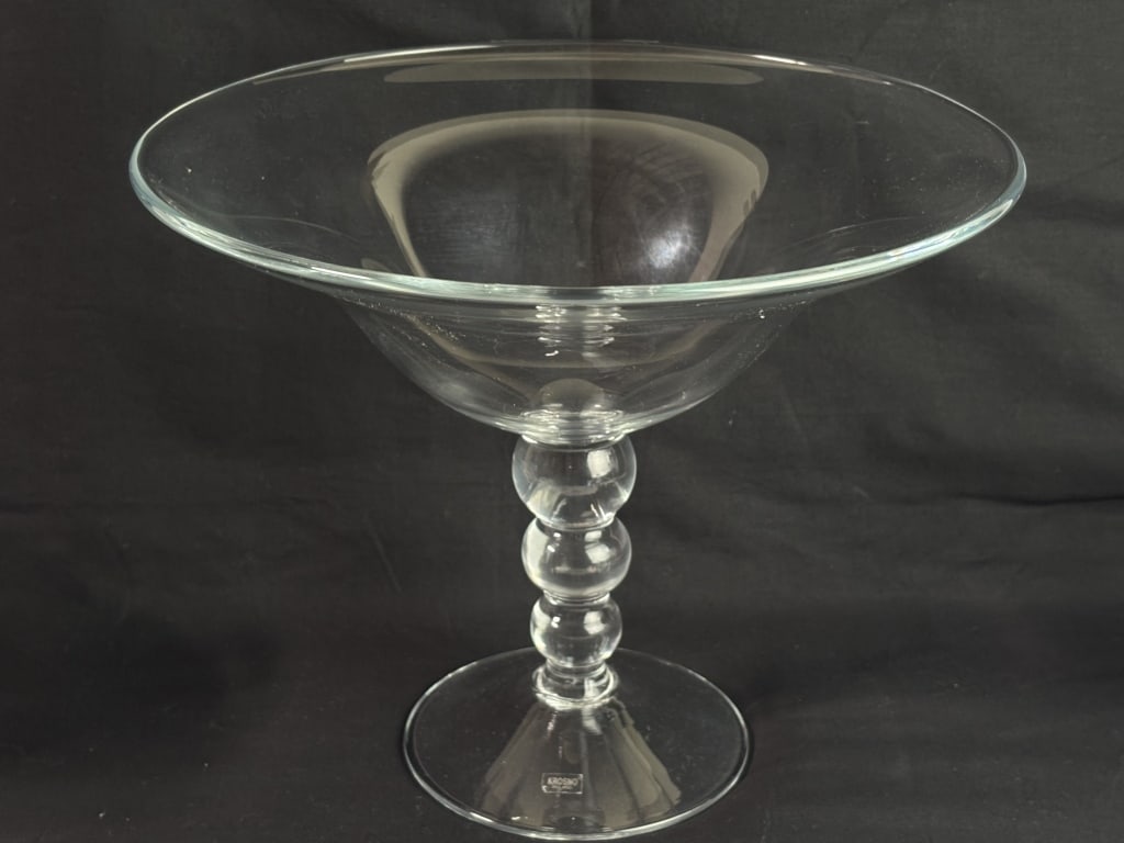 Vintage Krosno Poland Pedestal Compote (1 of 4)