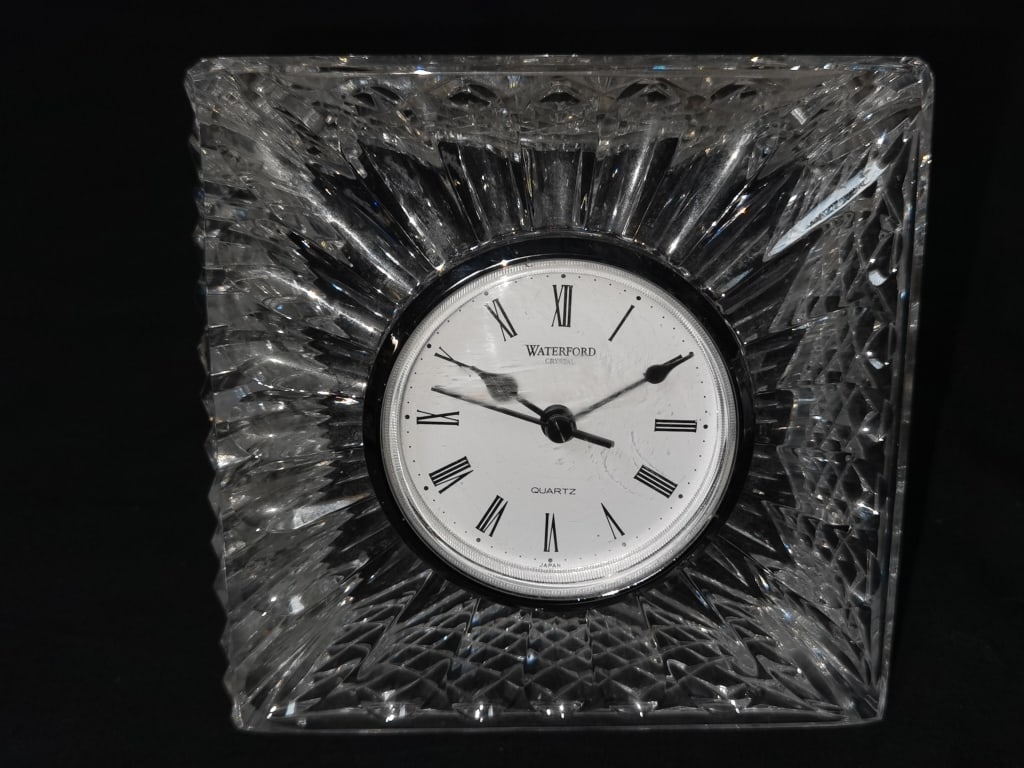 Vintage Waterford Crystal Quartz Table Clock (1 of 5)