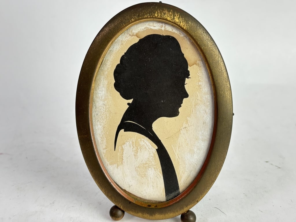 Vintage Profile Silhouette Art: Vintage Profile Silhouette Art, 5in by 3.5in