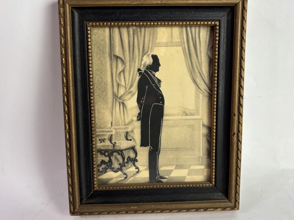 Vintage Silhouette Art: Vintage Silhouette Art, 7.75in by 6.25in