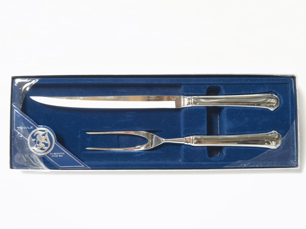 Towle "Silverplated" Carving Set (1 of 3)