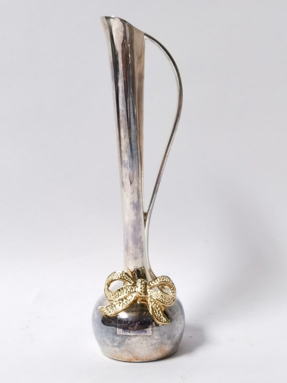 Vintage Silver-Plated Bud Vase (1 of 4)