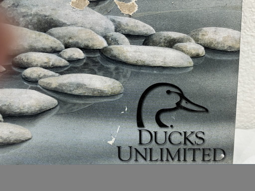 Ducks Unlimited Print on Metal Sheet: Ducks Unlimited Print on Metal Sheet, 16in by 12.5in