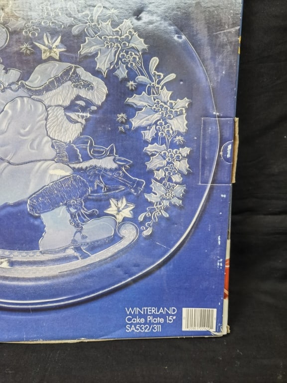 Vintage Studio Nova Winterland Cake Plate - 2