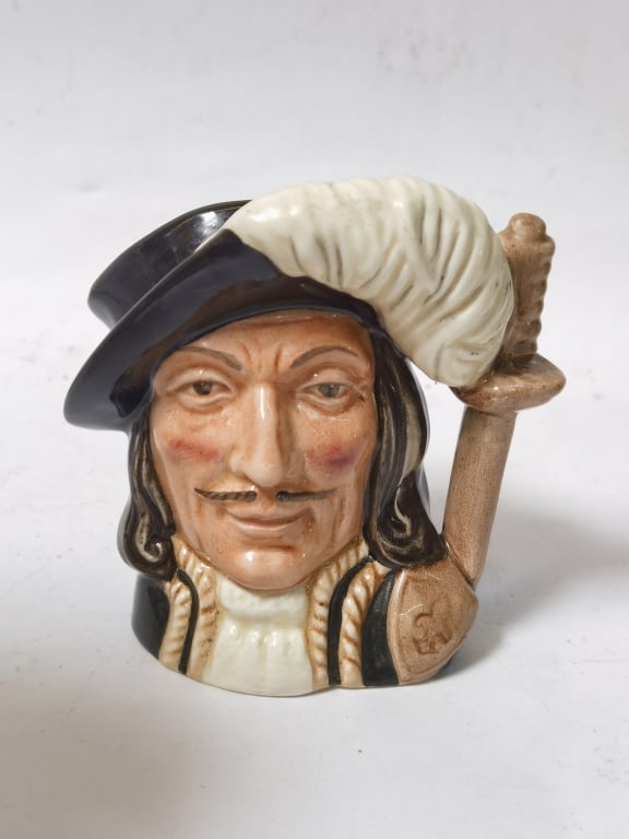 Vintage Royal Doulton "Athos" Toby Mug: Vintage Royal Doulton "Athos" Toby Mug, 4.5in by 4in