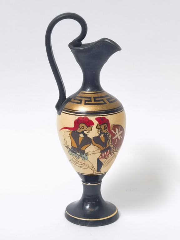 Miniature Greek Alabastron Vase: Miniature Greek Alabastron Vase, 7.25in