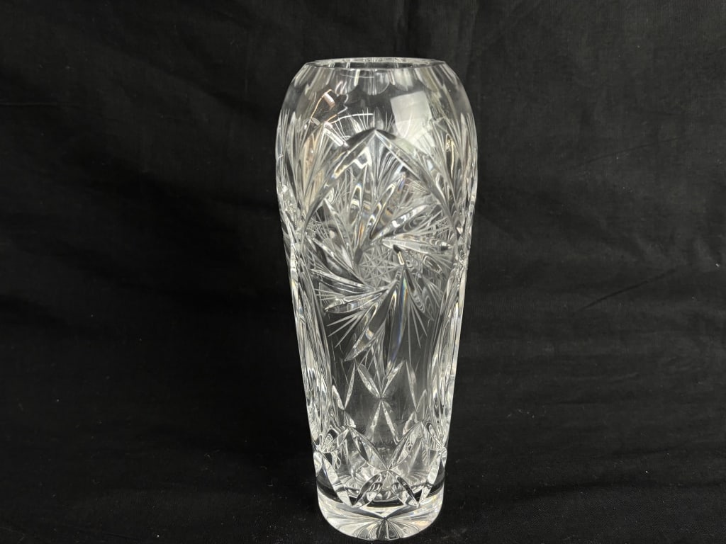 Vintage Lead Crystal Vase (1 of 4)