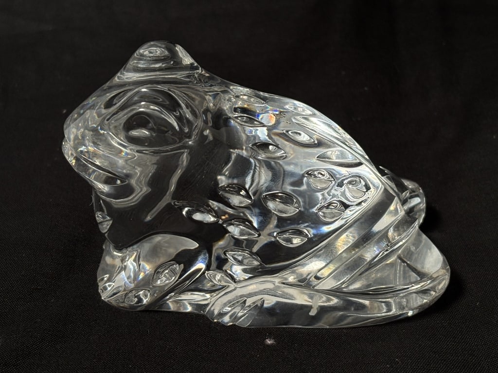 Vintage Waterford Crystal Frog Paperweight (1 of 4)