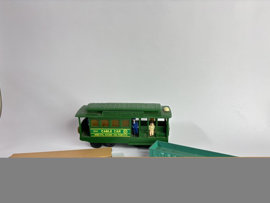 (3) Vintage Train Carts (1 of 4)