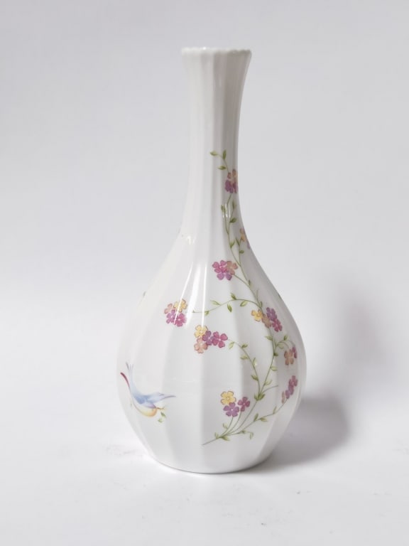Vintage Spode England Porcelain Bouquet Vase: Vintage Spode England Porcelain Bouquet Vase, 7.5in