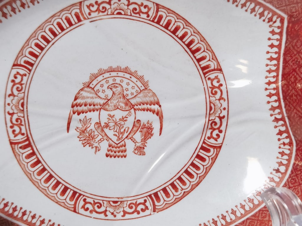 Vintage Spode Copeland Eagle Leaf Dish - 2