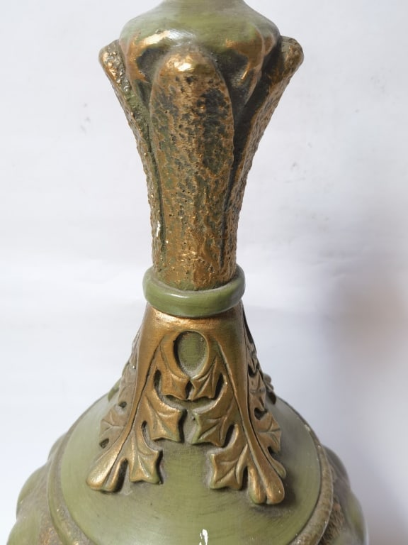 Green Plaster Table Lamp - 4