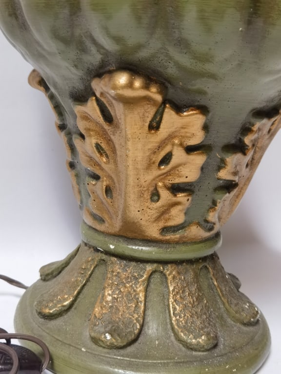 Green Plaster Table Lamp - 5