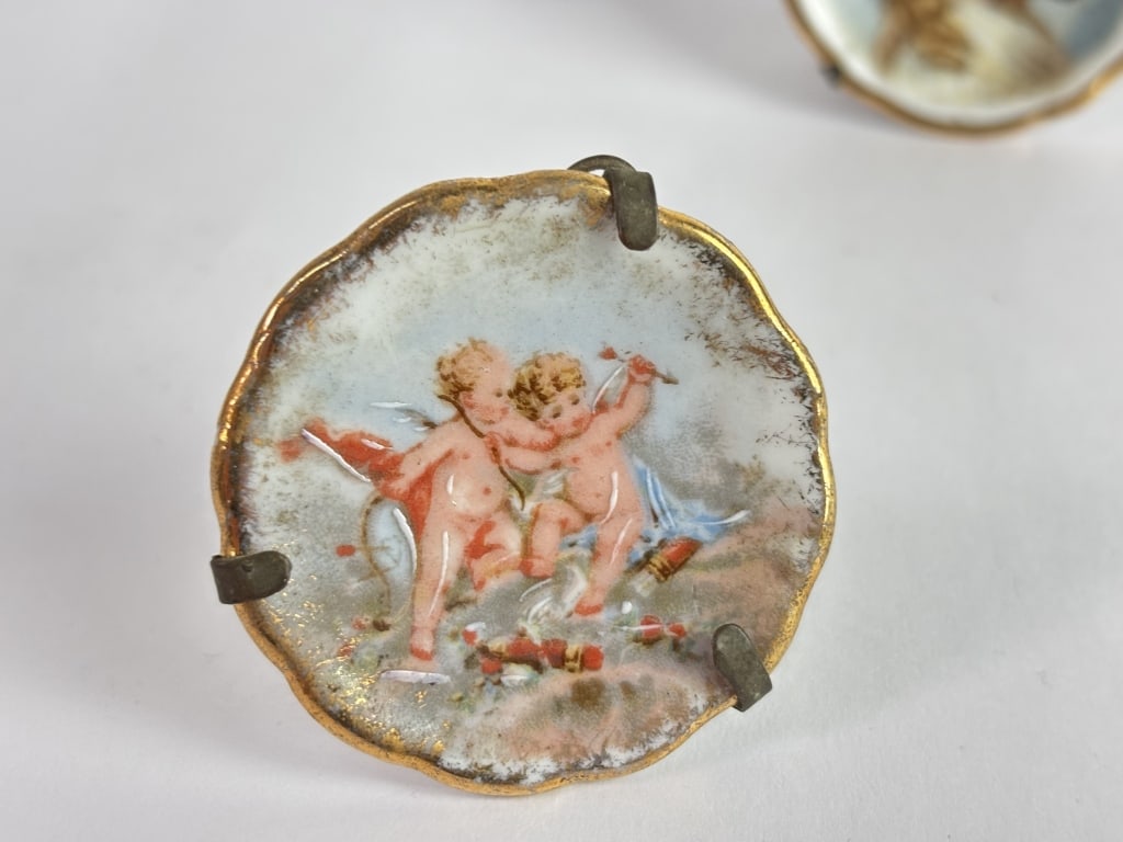 (2) Vintage Limoges Hand Painted Small Dishes - 2