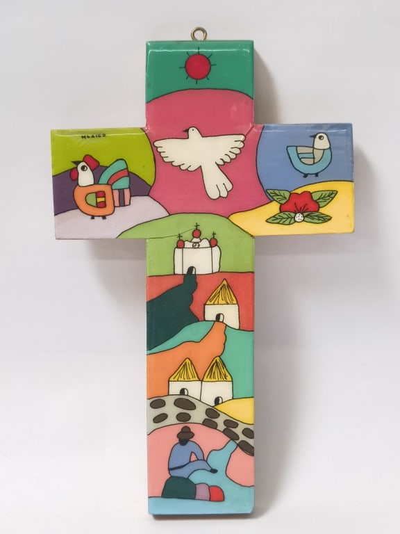 Mexican Cross: Mexican Cross, 10in by 6.5in