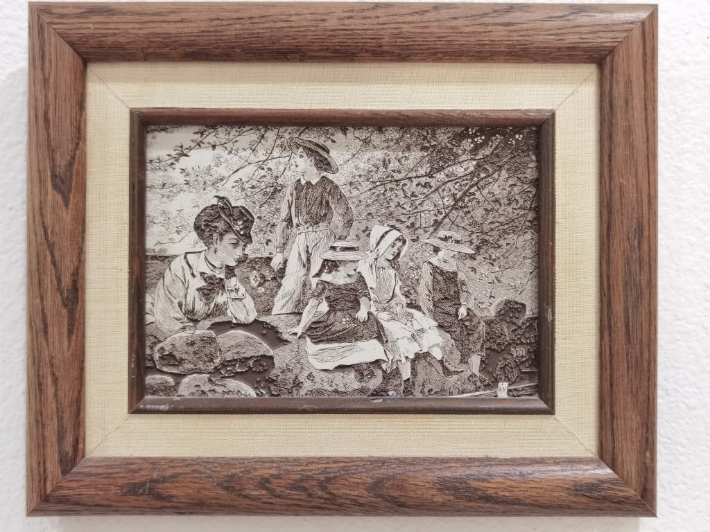 Wood Engraving Art of Winslow Homer's Print: Wood Engraving Art of Winslow Homer's Print, 10.8in by 8.5in