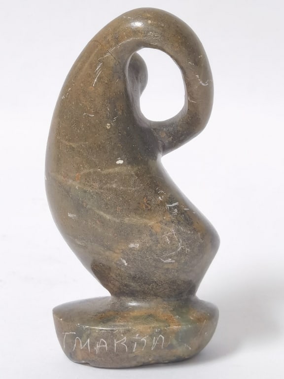 Signed Tmarisin Abstract Stone Sculpture - 2